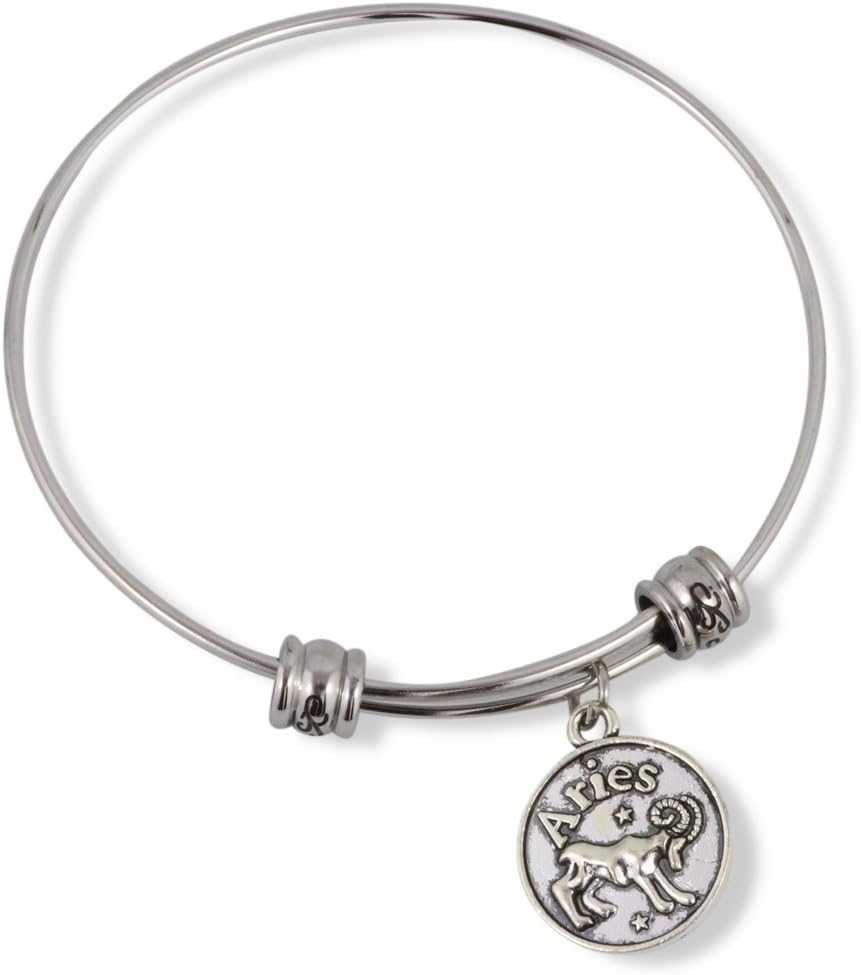 Emerald Park Jewelry Aries Horoscope Astrology Fancy Bangle