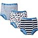 Gerber Baby Toddler Boy Training Pants,Blues, 3-Pack, 2T