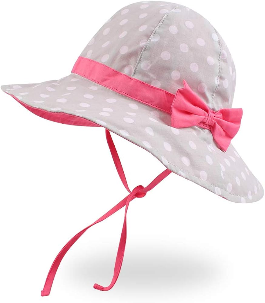 baby girl sun hats with flowers