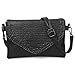 BMC Womens Textured Faux Leather Metal Accent Multi Compartment Clutch Handbag