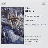 VIOLIN CONCERTO / LYRIC SUITE / 3 ORCHESTRA PIECES image
