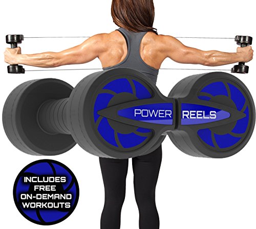 UPC 860832000216, Amazon Prime Deals - POWER REELS - The #1 Most Effective Constant Resistance Fitness Products. Build stronger and leaner muscles, train anywhere &amp; see faster results. (BLUE) 5lbs Resistance