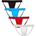 Summer Code Men's Athletic Supporter Performance Jockstrap Elastic Waistband Underwear