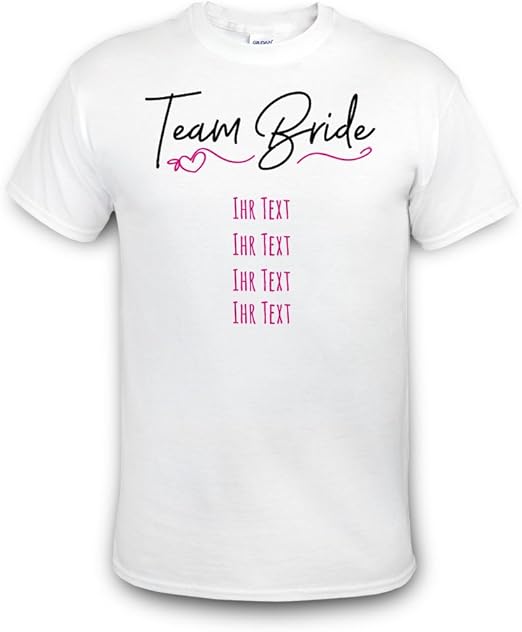 JGA Shirt mit Namen Bedrucken witzige Junggesellenabschied TShirts mit eigenem