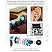GOgroove Earbud Headphones with Deep Bass & Comfortable Ear Gel Tips (Blue) - in Ear Earphones Featuring Noise Isolating Design, Durable Alloy Driver Housing, & Ergonomic Angled Stay-in Fit