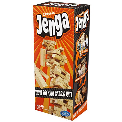 Hasbro Jenga Classic | Block Stacking Game for 1 or More Players