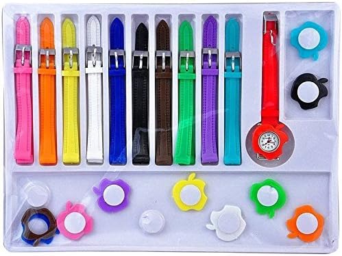 Opendeal Analogue Multicolor Dial 11 Belt Watches For Girls - Od-W233