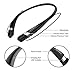 Bluetooth Headphones COULAX Bluetooth V4.1 Wireless Neckband Headset in-Ear Sweatproof Sports Earbuds for Running with Mic (10 Hours Play Time, CVC 6.0 Noise Cancelling)