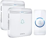Yellowprice Wireless Doorbell Chime Kit – Plug-in, 28 Tunes, Weatherproof, Extra Loud