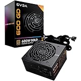 EVGA 100-GD-0600-V1, 600 GD, 80+ GOLD 600W, 5 Year Warranty, Power Supply
