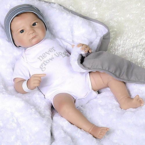 Paradise Galleries Reborn Baby Boy in Silicone Vinyl, Full Vinyl Arms