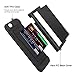 iPhone 6/6S Card Holder Case, Holds Up to 2 Cards, TORUBIA Wallet Case Slim Fit Armor Air Cushion Technology Dual Layer Heavy Duty Shockproof Bumper Protective Cover for iPhone 6 6S 4.7 inch - Black
