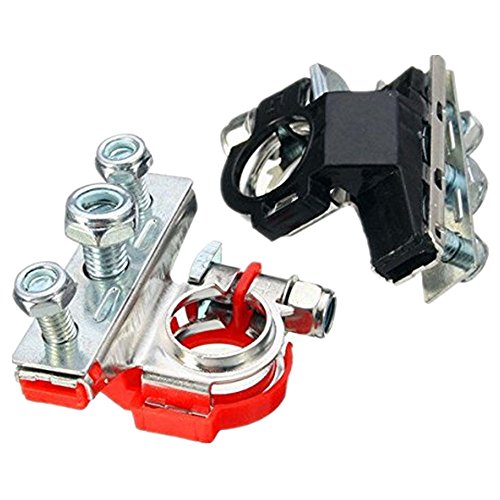 BaiFM Car TopPost Battery Cable Terminal Positive/Negative Clamp
