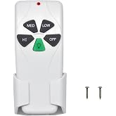 CENMING Replacement for Ceiling Fan Remote Control Harbor Breeze Hampton Bay,303.9MHz 3-Speed Light Dimmer, for FAN-11T L3HFAN11T 35T1 CHQ8BT7030T UC7030T CHQ7030T 2AAZPFAN53T FAN-53T(Remote Only)