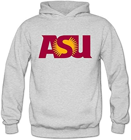 T121 Arizona State University ASU Logo Funny Long Sleeve Hoodie for Women's