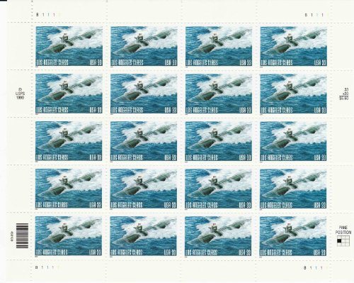 US Navy Submarine: Los Angeles class 33 cent SC# 3372 U.S. Postage Stamps
