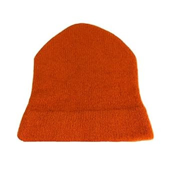blaze orange wool hat