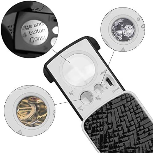 JARLINK LED Slide-Out Jewelers Loupe 