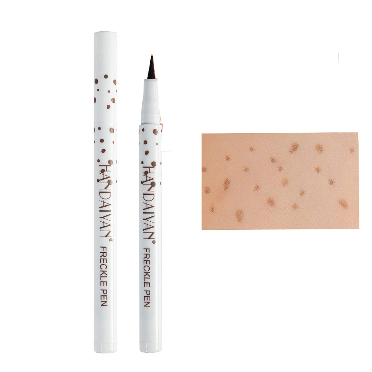OCHILIMA Natural Freckle Pen, Faux Freckles Makeup Pen, Natural Lifelike Freckle Makeup Pen Magic Freckle Color, Waterproof Long Lasting Soft Dot Spot for Natural Effortless Sunkissed Makeup, 03#