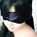 Satin Blindfold Soft Eye Mask Band Blinder Comfortable Sleep Masks,Soft Eye Mask for Sleep (A)