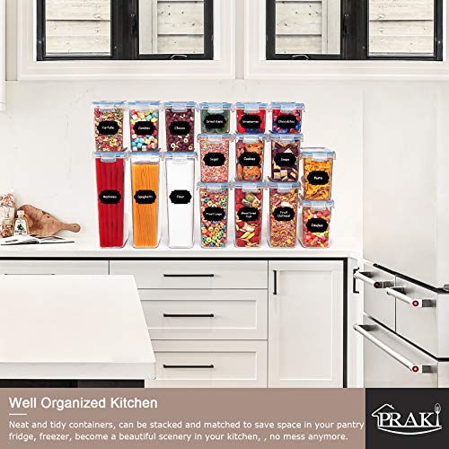 Airtight Food Storage Containers, 17 Pack Canisters Sets for the