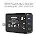Tronsmart 3-Port 42W USB Wall Charger with Quick Charge 3.0 Technology for Galaxy S7 / S6 /Edge,iPhone 7 / 6s / Plus, iPad Pro / Air 2, LG and More