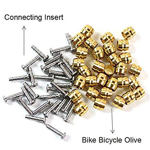 image for KENOO 10 PCS Bicycle Bike Brake Olive and Connecting Insert for SHIMAN