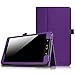 Fintie Samsung Galaxy Tab E 8.0 Folio Case - Slim Fit Premium Vegan Leather Cover for Samsung Galaxy Tab E 8" (Sprint / US Cellular / Verizon / AT&T) SM-T377 4G LTE 8-Inch Tablet, Violet