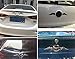 1 Pair Silver Angel Wings Emblem 3D Metal Car Auto Motorcycle Symbol Totem Badge Sticker Car Tuning Styling
