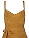 meilun Womens Rayon Belt Detail Bandage Bodycon Party Dress
