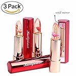 kailijumei flower jelly lipstick set of 3 color Temperature Change Moisturizer flower lip stick by with Holiday Gift wrapped By Sela
