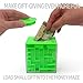 Lumiparty Money Maze Bank, Brain Teasing Maze For Cash, Fun and Inexpensive Game Challenge as Birthday Christmas Gifts (Green)