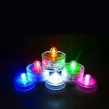 LED Lights Waterproof Wedding Underwater Battery Sub LED Lights in Mixed color (Pack of 24)