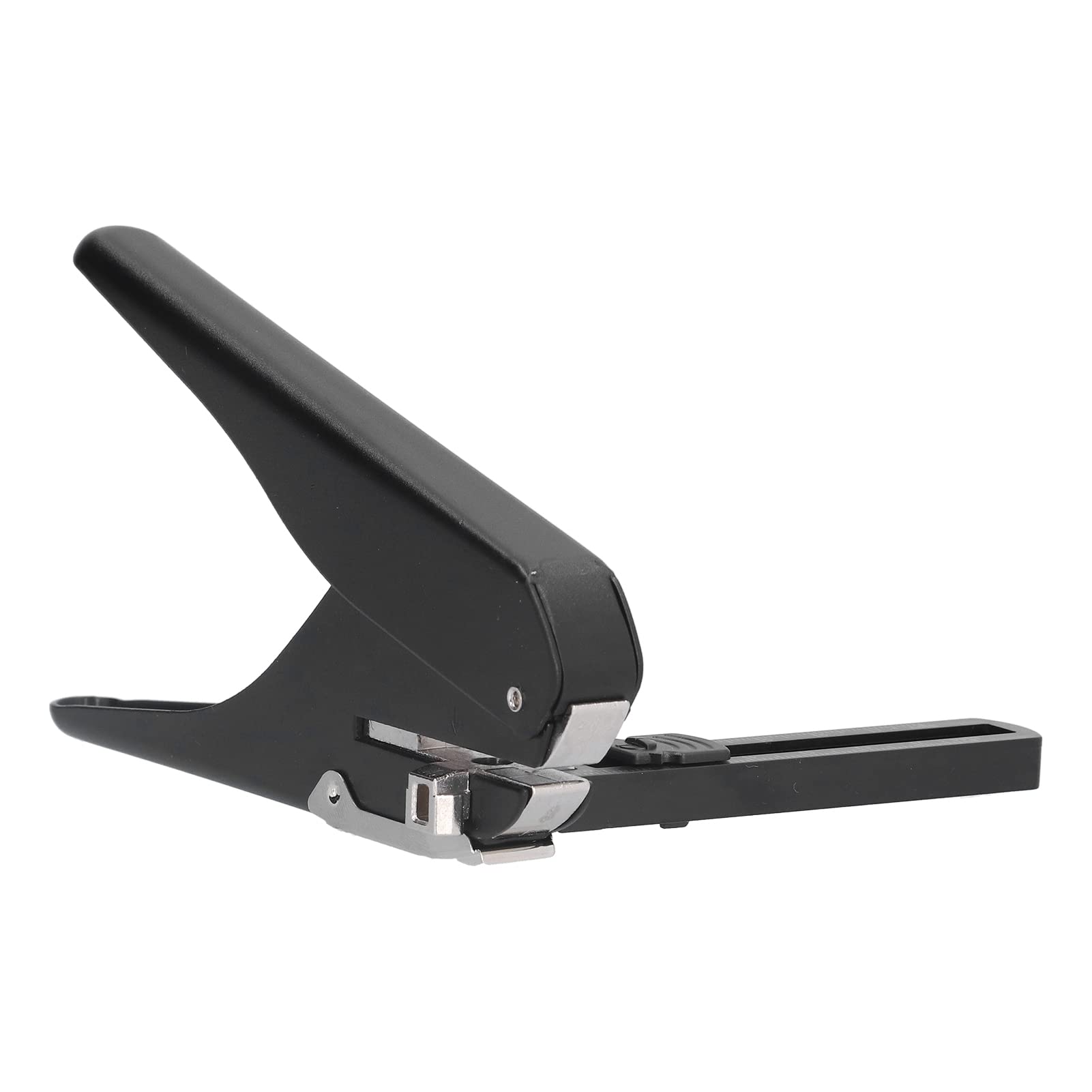 Low Force Single Hole Punch, Adjustable Hole Distance Paper Puncher Plier for Home Office School DIY, Paper Crafts Card Tag Metal Perforator, 20 Sheet Capacity, Hole Diameter 6mm