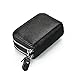 RFID Blocking Leather Wallet, Latest Credit Card Safe RFID Block Security Travel Wallets/Holder/Case/Protector (Black)