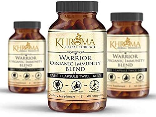 Warrior - Organic Immune System Support - Absolutely The Most Powerful Immunity Supplement You'll Ever Take - Made with Nature's 8 Most Potent Immunity Defense Herbs