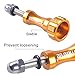 Smatree® Aluminum Thumbscrew/Thumb Screw Set Mount for Gopro HD Hero3+ Hero3 Hero2 Camera and Gopro Tripod Mount,Suction Cup Mount ,Side Mount - Aluminum Stainless Thumb Knob Bolt Nut Screw –Golden