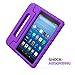 MoKo Case for All-New Amazon Fire HD 8 Tablet (7th Generation, 2017 Release Only) - Kids Shock Proof Convertible Handle Light Weight Super Protective Stand Cover for Fire HD 8, PURPLE