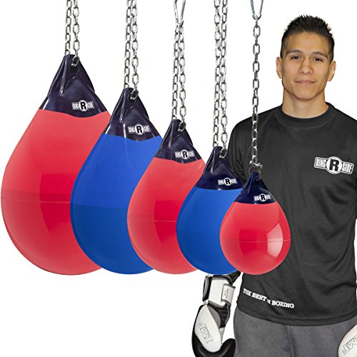 Ringside Heavy Bag 5,4 Kilogram Tsunami Acqua, Rosso, Unisex, Water Heavy Bag, Blue