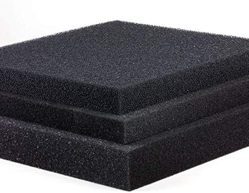 ARUUTE Universal Black Filtration Foam Aquarium Fish Tank Biochemical Filter Sponge