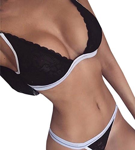 La Sophia Sexy Push Up Lace Lingerie Set Bra and Panties 2 Piece