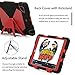 iPad Mini Case,iPad Mini 2 Case,iPad Mini 3 Case,ACEGUARDER iPad Mini Pretection Case Durable Anti-Slip Shock-Absorption Soft Silicone Case (Black+Red)