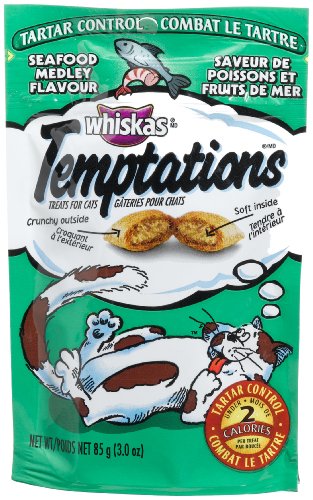 Seafood Temptation Treat for Cats-12 Pack [Set of 12]
