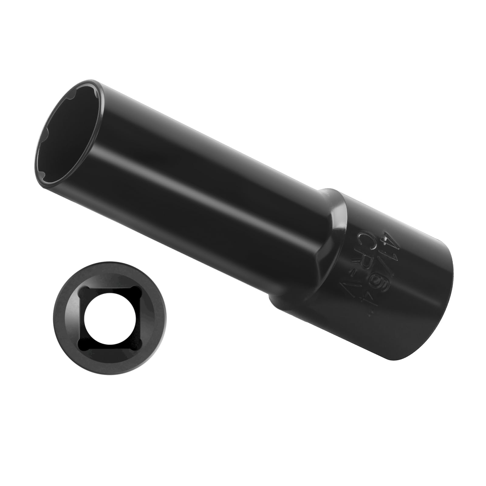 Photo 1 of ** MISSING SMALL PIECE **DYNOFIT 6 Point Spline Lug Nuts Key for Wrench with 1/2" Imperial Square Socket Drive,Tuner Socket Key Tool Compatible with 12x1.5 12x1.25 1/2"-20 Thread 6 Spline Lug Nuts,CR-V(Black,1 Pack)