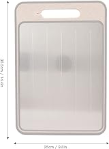 Atyhao Thaw Mat Sink Defroster Board for Frozen Meat - Wheat Straw Color view 7