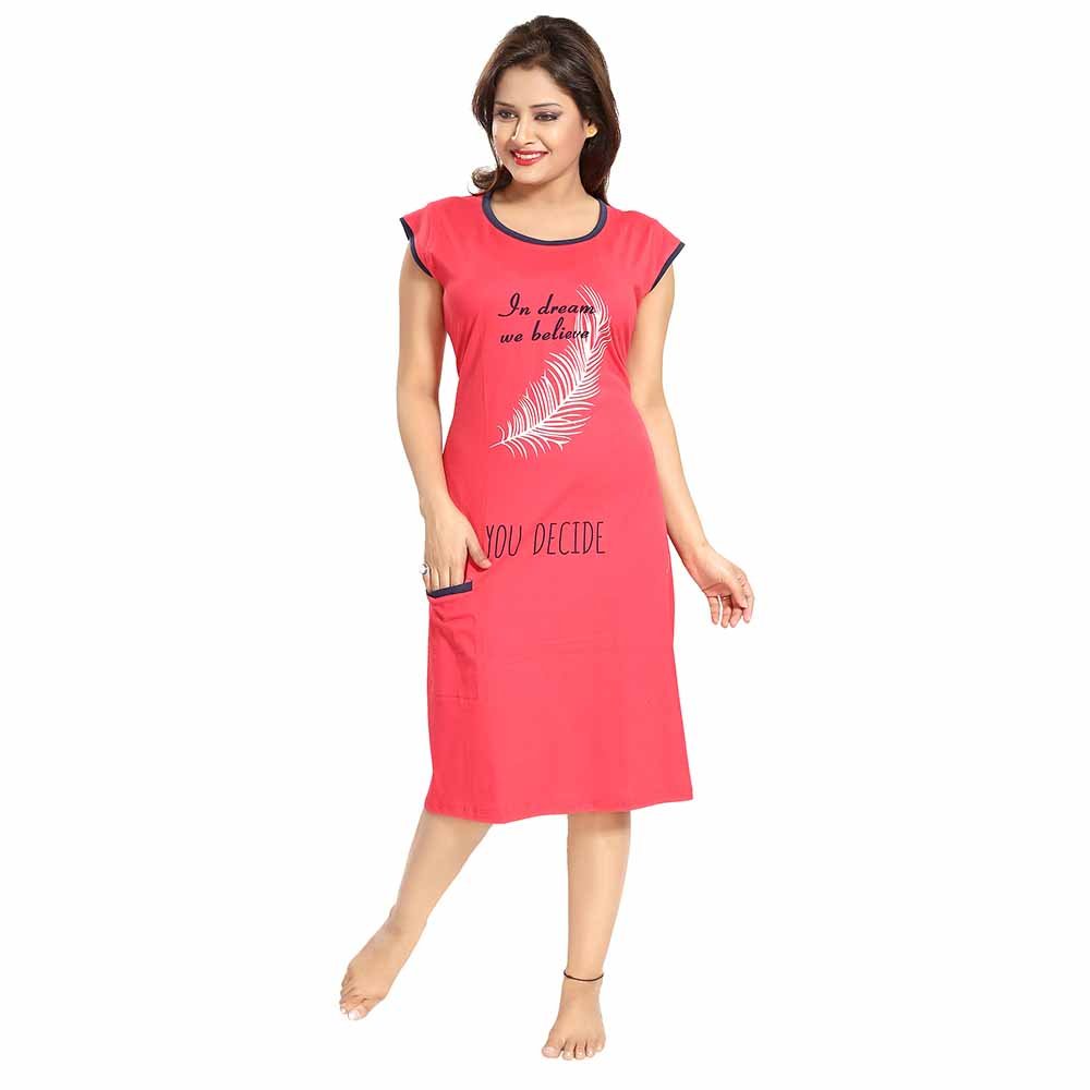 fassion women's short nighty (pink 1)