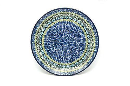 Polish Pottery Plate – 10″ Dinner – Tranquility