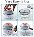 Humidifier by JZK, Air Cool Mist Humidifiers are Perfect to Purify Any Personal Bedroom, Car, Desk or Babies Room, Comes with Filter and Easy to use on Any Desk or for Travel! (Small, Red)
