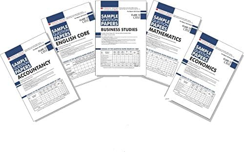 Oswaal CBSE Sample Question Papers For Class 12 Accountancy, English Core, Business Studies, Mathematics & Economics (Set Of 5 BK)
