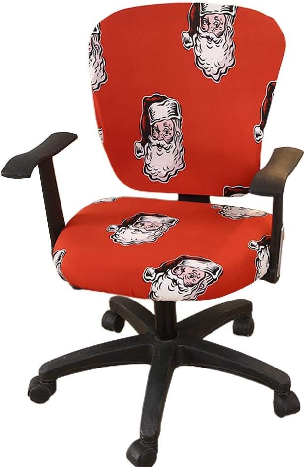 Set Fodere Elasticizzate Per Sedia Ergonomica - 3 Pezzi (Sedile + 2 Ginocchiere), Colore Rosso